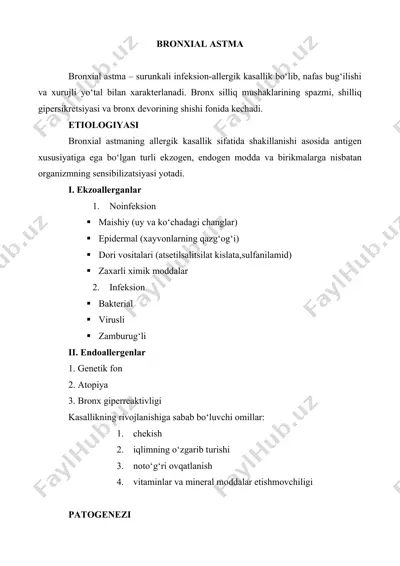 bronxial astma — DOC