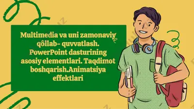 multimedia va uni zamonaviy qôllab-quvvatlash — PDF