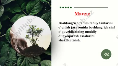 boshlang‘ich ta'lim fanlari — PPTX