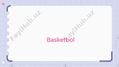 basketbol — PPTX