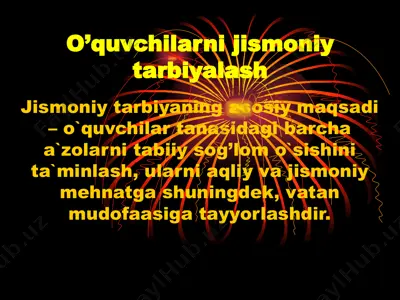 jismoniy tarbiyalash — PPT