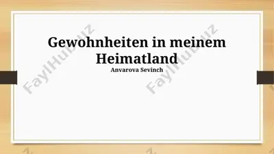 essgewohnheiten — PPTX