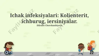 ichak infeksiyalari — PPTX