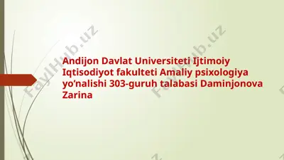 imkoniyati cheklanganlar psixologiyasi va sport — PPTX