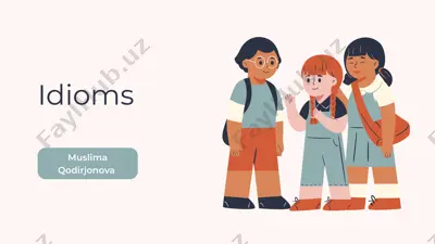 idioms — PPTX