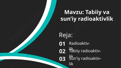 radioaktivlik — PPTX