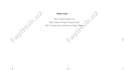 nikolay gogol — PPTX