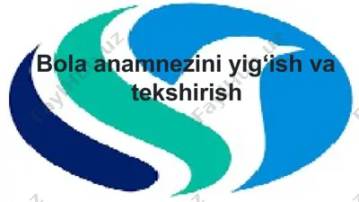anamnez yig‘ish — DOCX