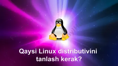 qaysi linux distributivini tanlash kerak? — PPTX