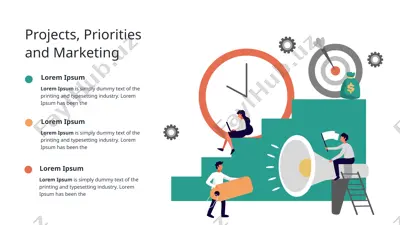 marketing taqdimot shablon — PPTX