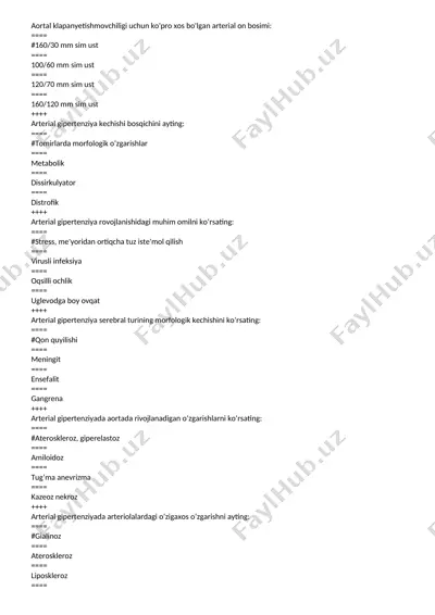 arterial gipertenziya — DOCX