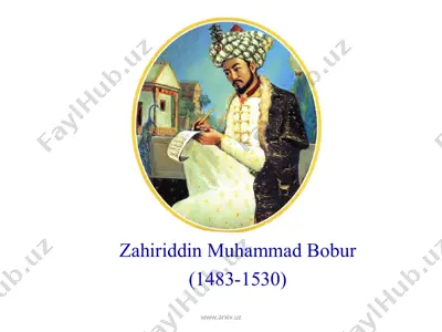 zahiriddin muhammad bobur 3 — PPT