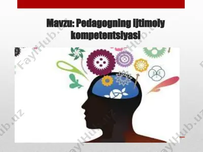 muloqotning ijtimoiy xususiyatlari — PPTX