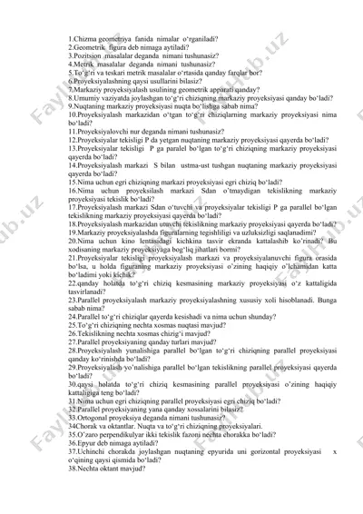 geometriya fanidan chizmalar — DOCX