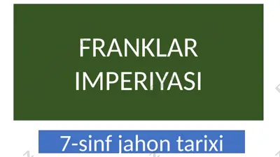 slavyanlar va ularda davlatlarning tashkil topishi — PPTX