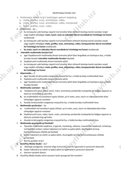 multimedia fanidan test — DOCX