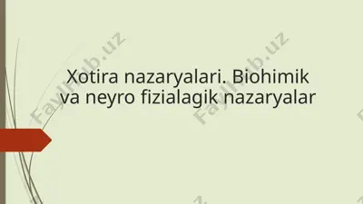 xotirazaryalari — PPTX