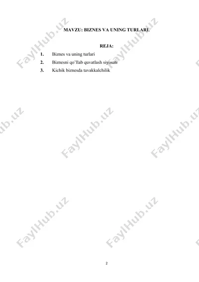 korxonani boshqarishning maqsadga muvofiq strukturasini tuzish tadbirlari — DOCX