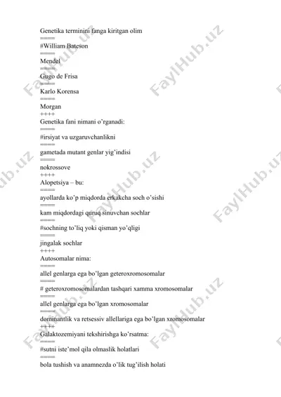 genetika terminini fanga kiritgan olim — DOCX