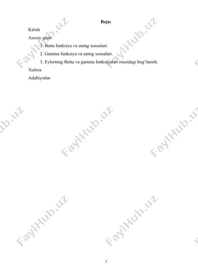 mamlakatimizda matematika sohasidagi rivojlantirish yo‘nalishlari — DOCX