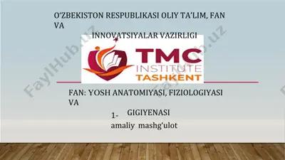 bolalarning jismoniy rivojlanishini gigiyenik baholash.irsiyat va oʻzgaruvchanlik — PPTX