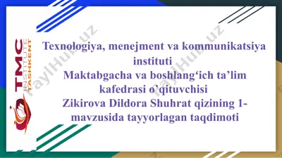ona tilidan sinfdan ta'shqarilish tadbirlari taqdimoti — PPTX