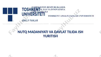 g‘arb va sharq notiqlik san’atining o‘ziga xos xususiyatlar — PPTX