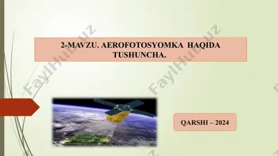 aerofotosyomka — PPTX
