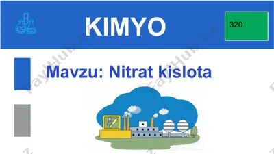 nitrat kislota — PPT