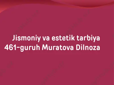 mehnat tarbiyasi — PPTX