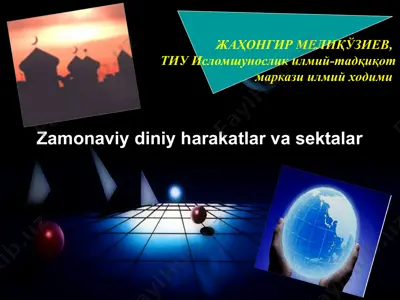 zamonaviy diniy harakatlar va sektalar — PPT