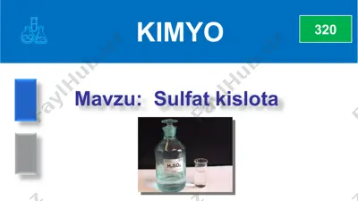 sulfat kislota — PPT