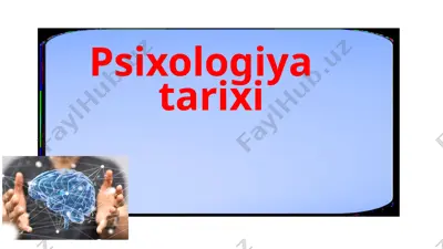 psixologiyatarixi — PPTX