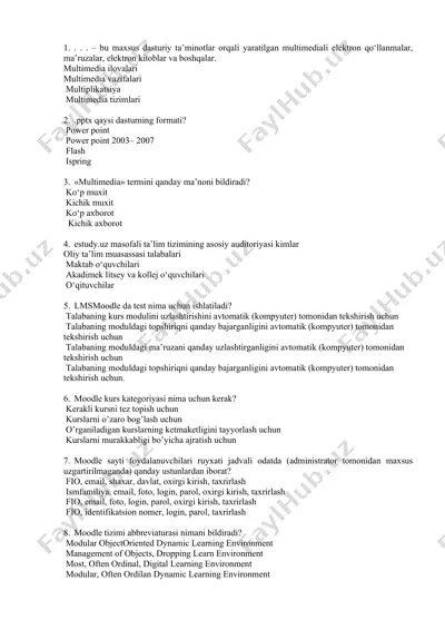 multimedia ilovalari — DOCX