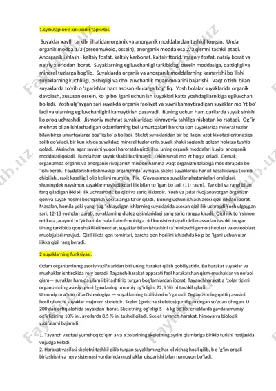 suyaklar xavfli tarkibi — DOCX