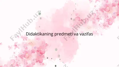 didaktika — PPTX