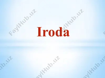 iroda — PPTX