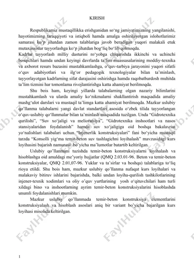 kadrlar tayyorlash milliy dasturi — DOCX
