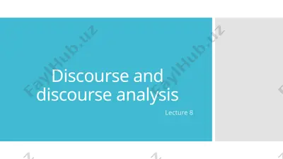 discourse analysis — PPTX