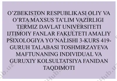 taqdimot — PPTX