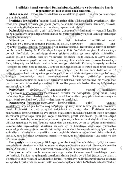 profilaktik kurash choralari — DOCX