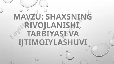 oilatarbiyasi — PPTX