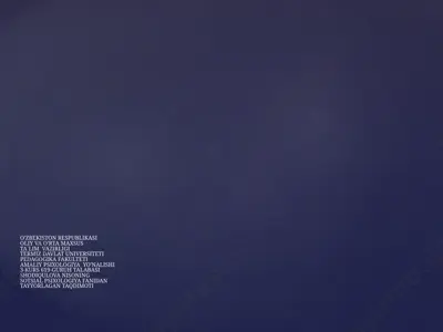sotsial psixologiya — PPTX