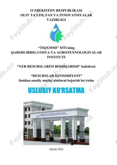 uslubiy ko'rsatma — DOC