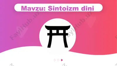sintoizm dinining vujudga kelishi — PPTX