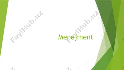 menejment — PPTX
