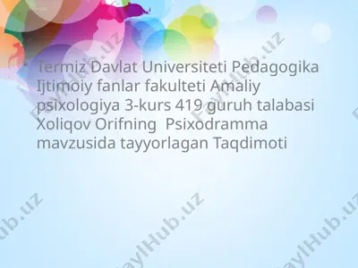 psixodramma — PPTX