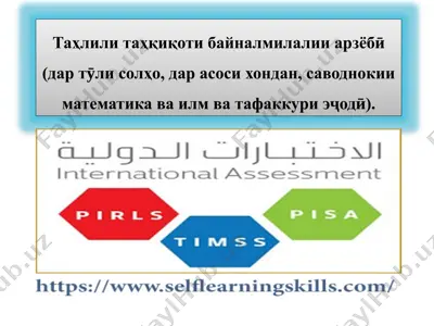 international assessment — PPTX