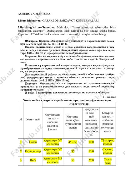 tomat sousidagi sabzavotlar bilan farshlangan qalampir — DOCX