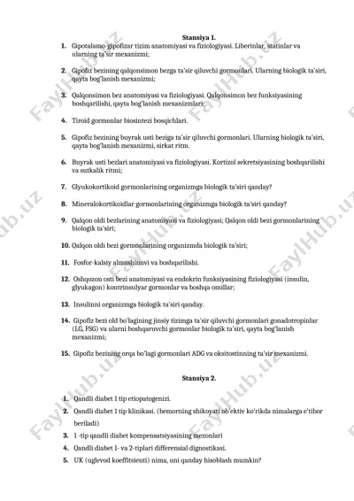 endokrinologiya — DOCX